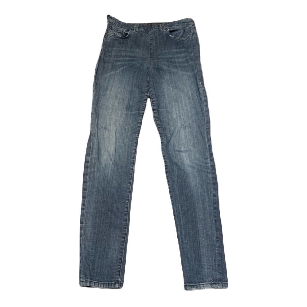 Nine West Jeans Straight Leg Side Zipper Size 8